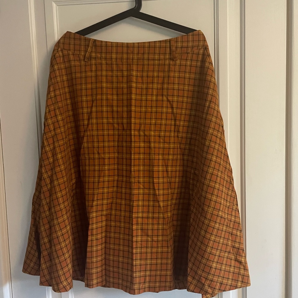 Plaid skirt- ModCloth -large